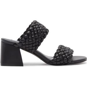 Steven Madden Women's Daphnee Braided Block Heel Sandal In Black